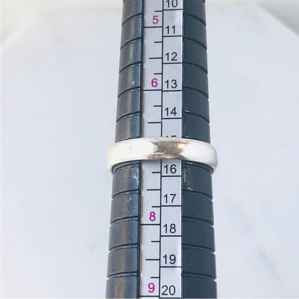 925 Sterling Silver Plated Ruby Triangle Shape Bo… - image 2